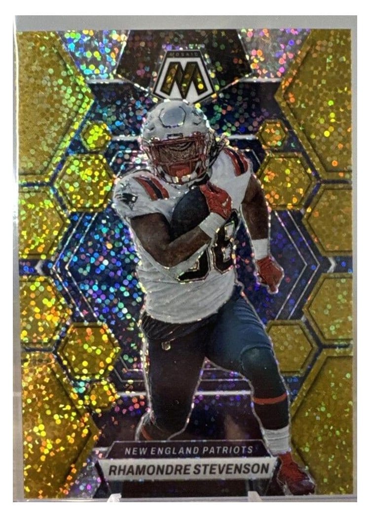 2023 Panini Mosaic Base Set Rhamondre Stevenson #161 card