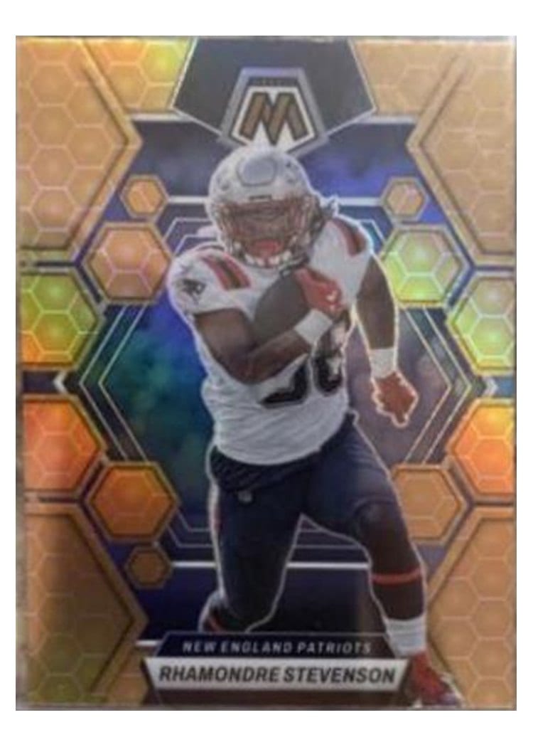 2023 Panini Mosaic Base Set Rhamondre Stevenson #161 card