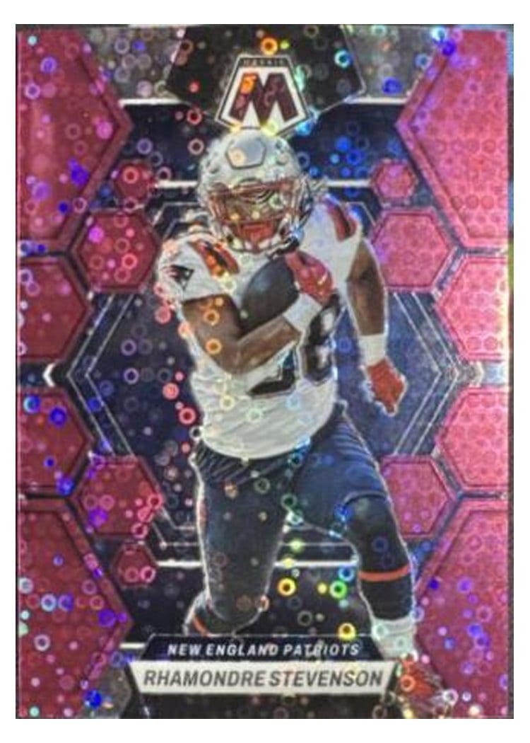 2023 Panini Mosaic Base Set Rhamondre Stevenson #161 card