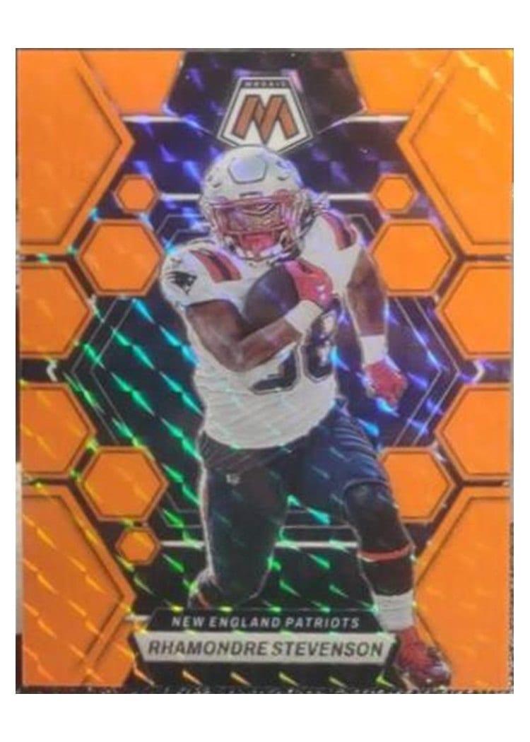 2023 Panini Mosaic Base Set Rhamondre Stevenson #161 card