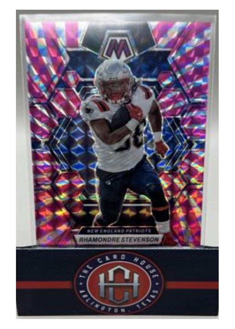 2023 Panini Mosaic Base Set Rhamondre Stevenson #161 card