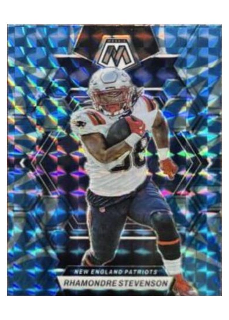 2023 Panini Mosaic Base Set Rhamondre Stevenson #161 card