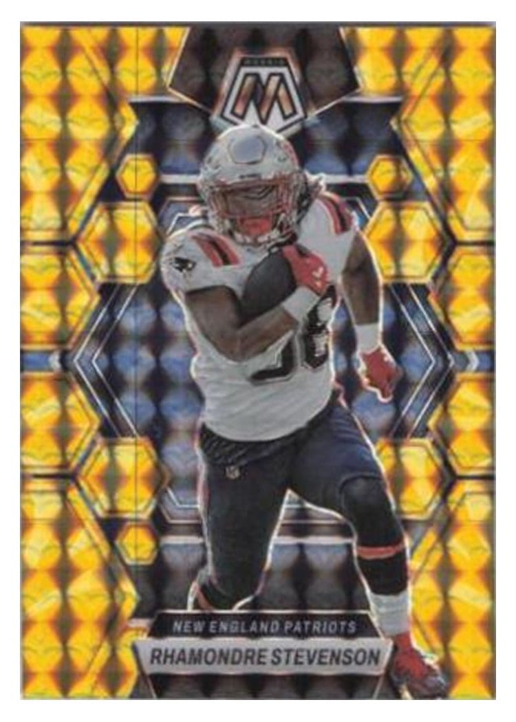 2023 Panini Mosaic Base Set Rhamondre Stevenson #161 card