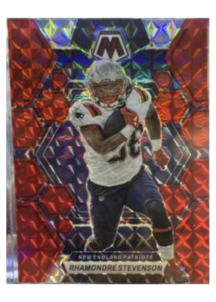 2023 Panini Mosaic Base Set Rhamondre Stevenson #161 card