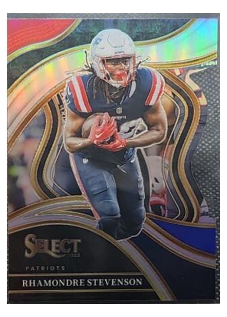 2023 Panini Select Base Set Rhamondre Stevenson #223 card