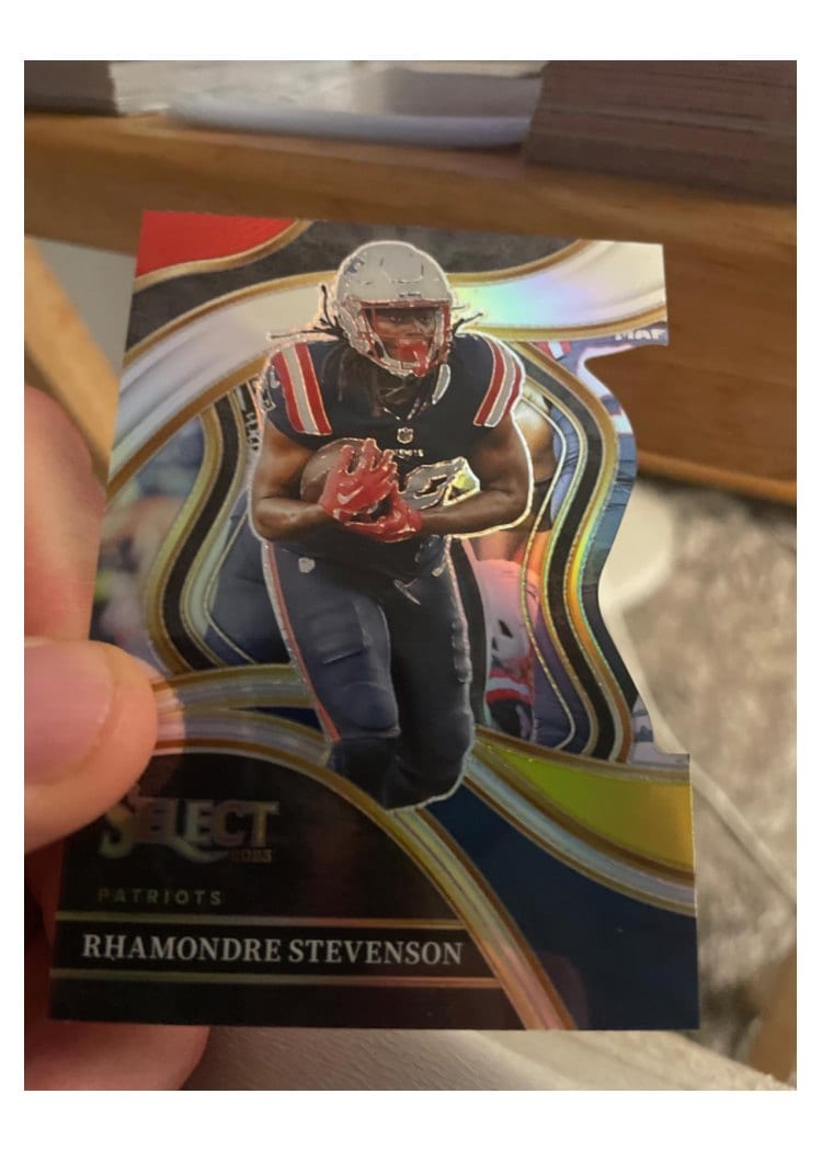 2023 Panini Select Base Set Rhamondre Stevenson #223 card