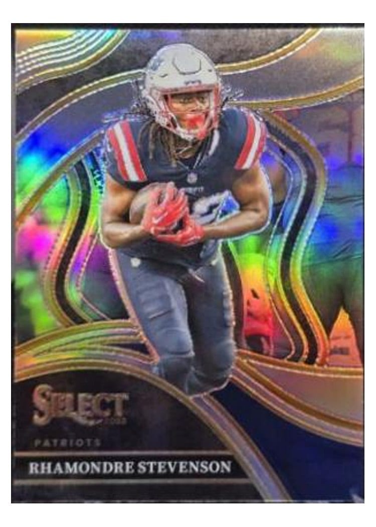2023 Panini Select Base Set Rhamondre Stevenson #223 card