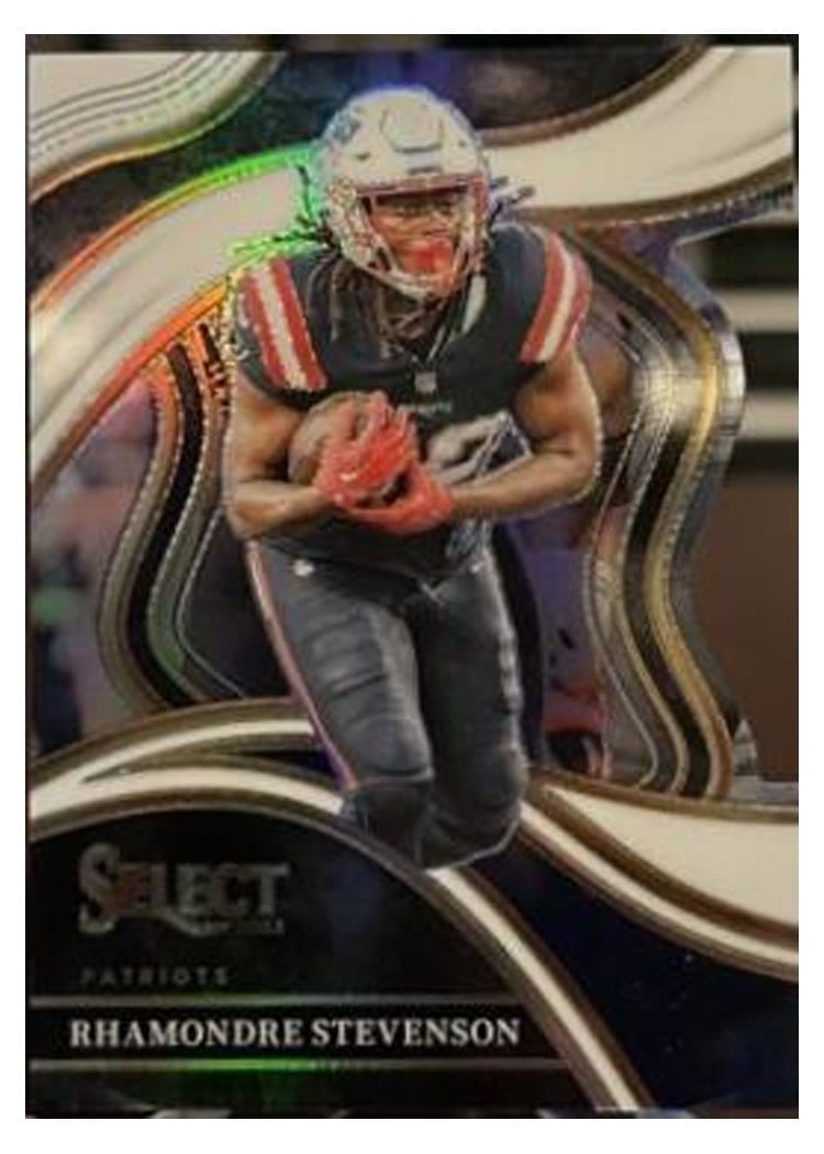 2023 Panini Select Base Set Rhamondre Stevenson #223 card