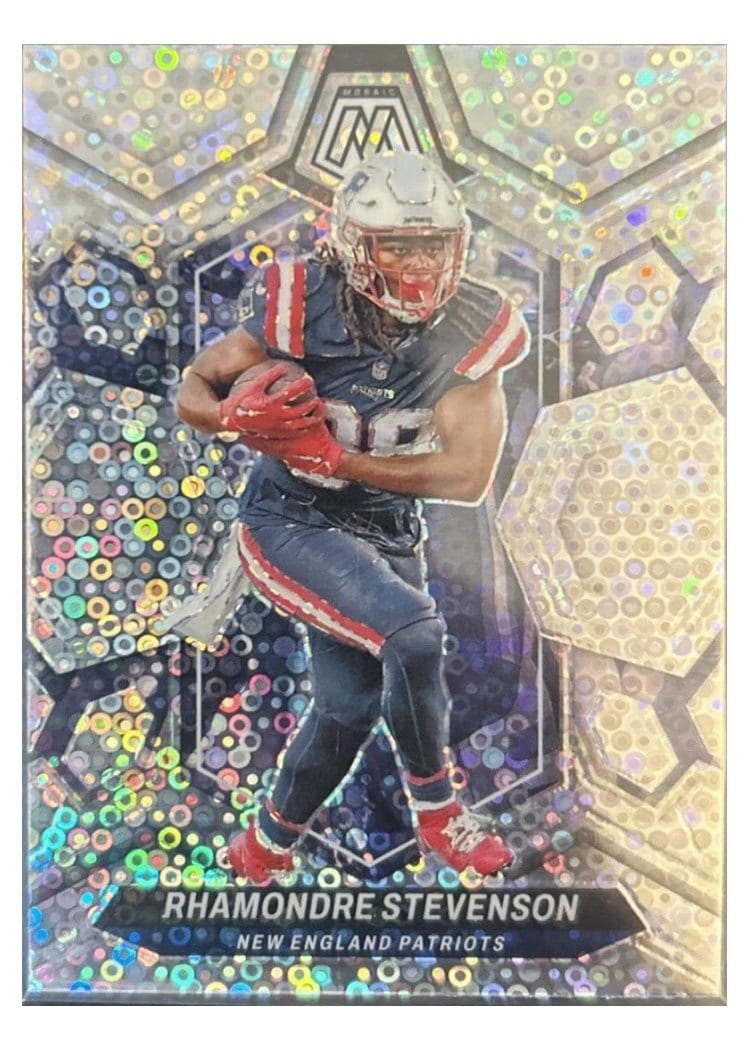 2024 Panini Mosaic Base Set Rhamondre Stevenson #149 card