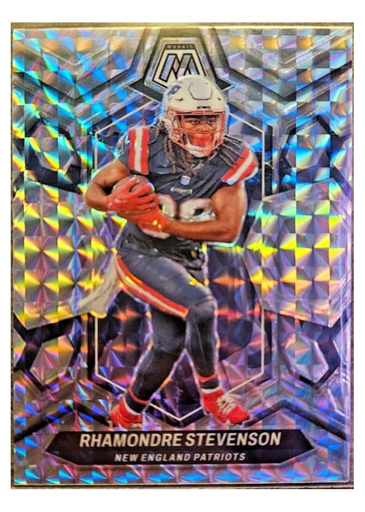 2024 Panini Mosaic Base Set Rhamondre Stevenson #149 card