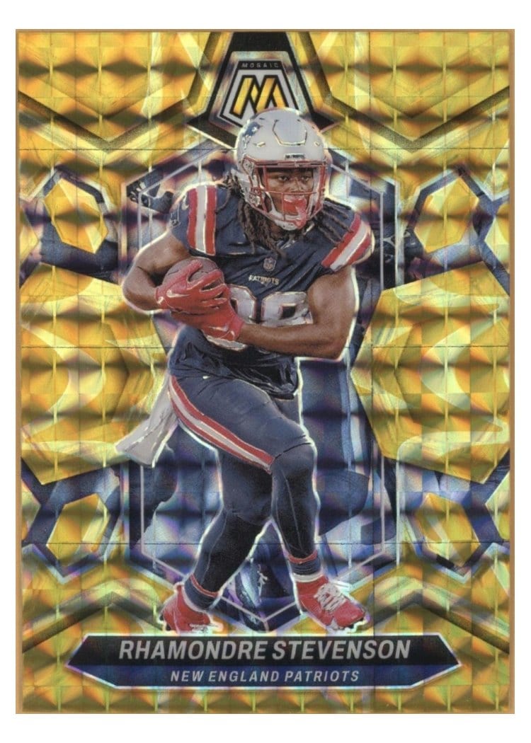 2024 Panini Mosaic Base Set Rhamondre Stevenson #149 card