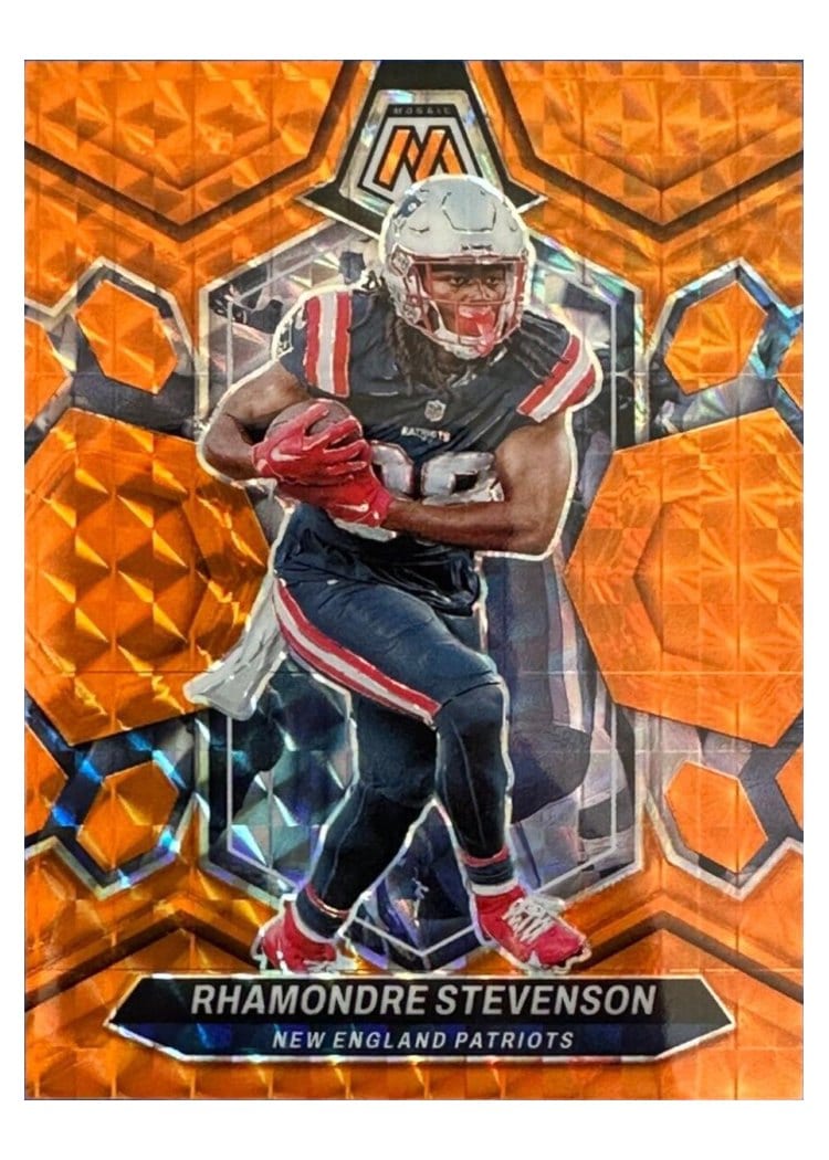 2024 Panini Mosaic Base Set Rhamondre Stevenson #149 card