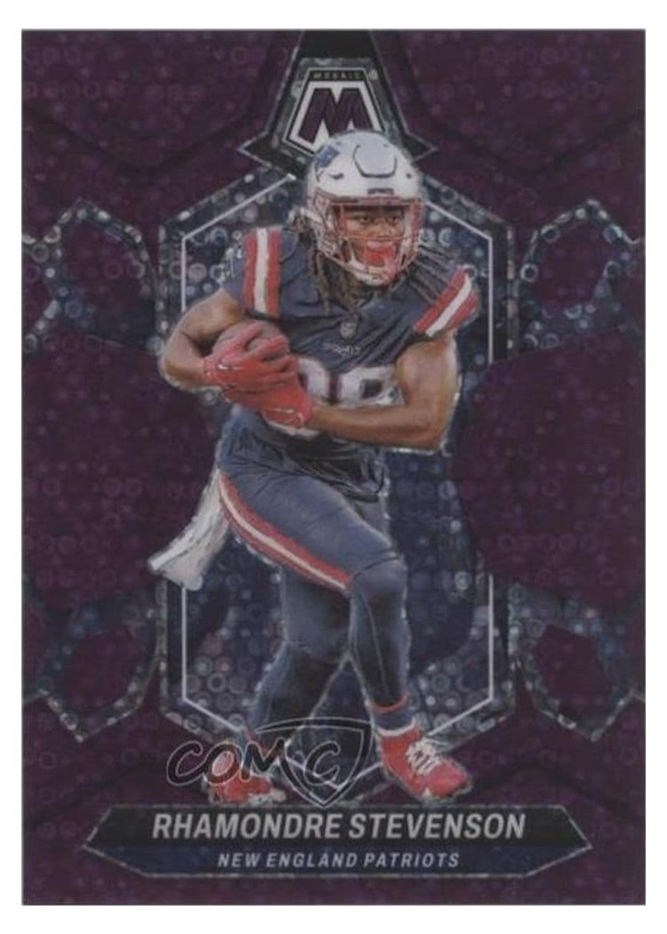 2024 Panini Mosaic Base Set Rhamondre Stevenson #149 card