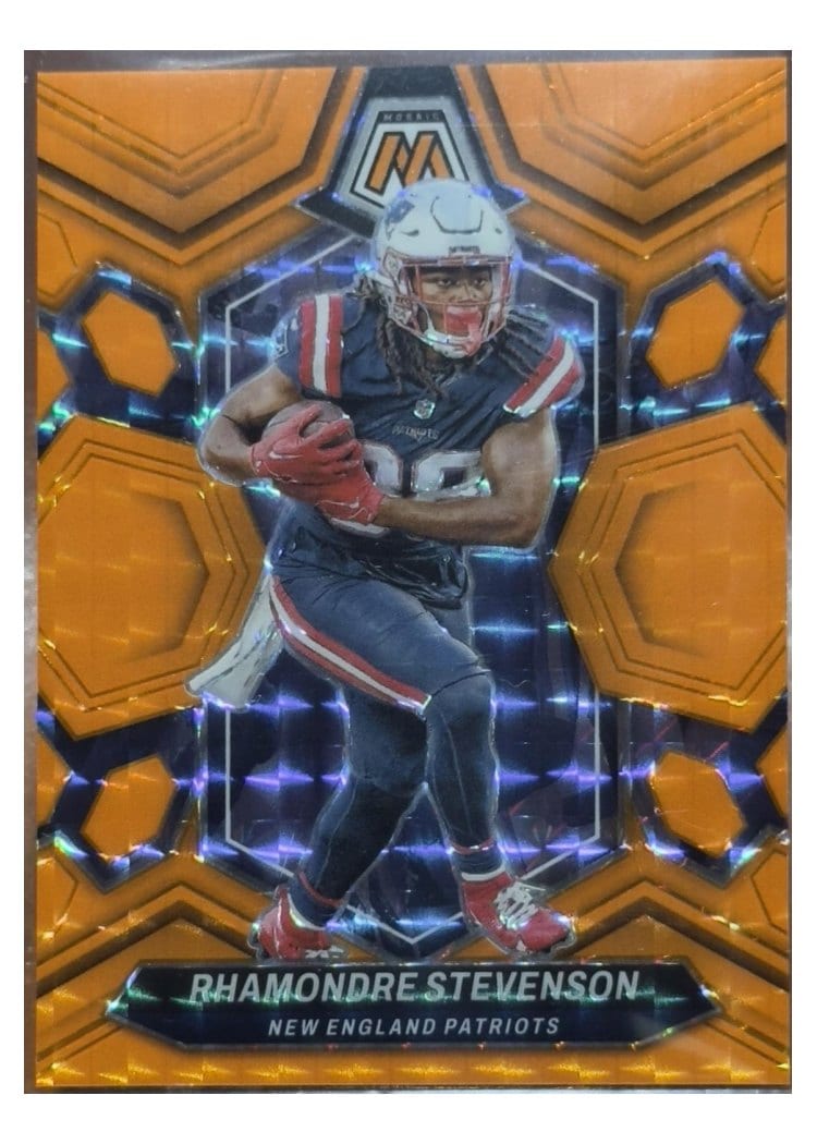 2024 Panini Mosaic Base Set Rhamondre Stevenson #149 card