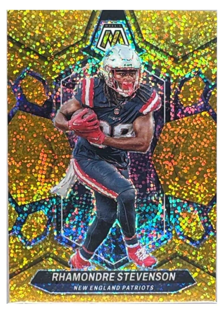 2024 Panini Mosaic Base Set Rhamondre Stevenson #149 card