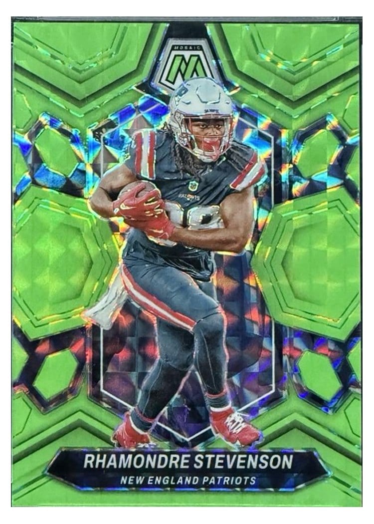 2024 Panini Mosaic Base Set Rhamondre Stevenson #149 card