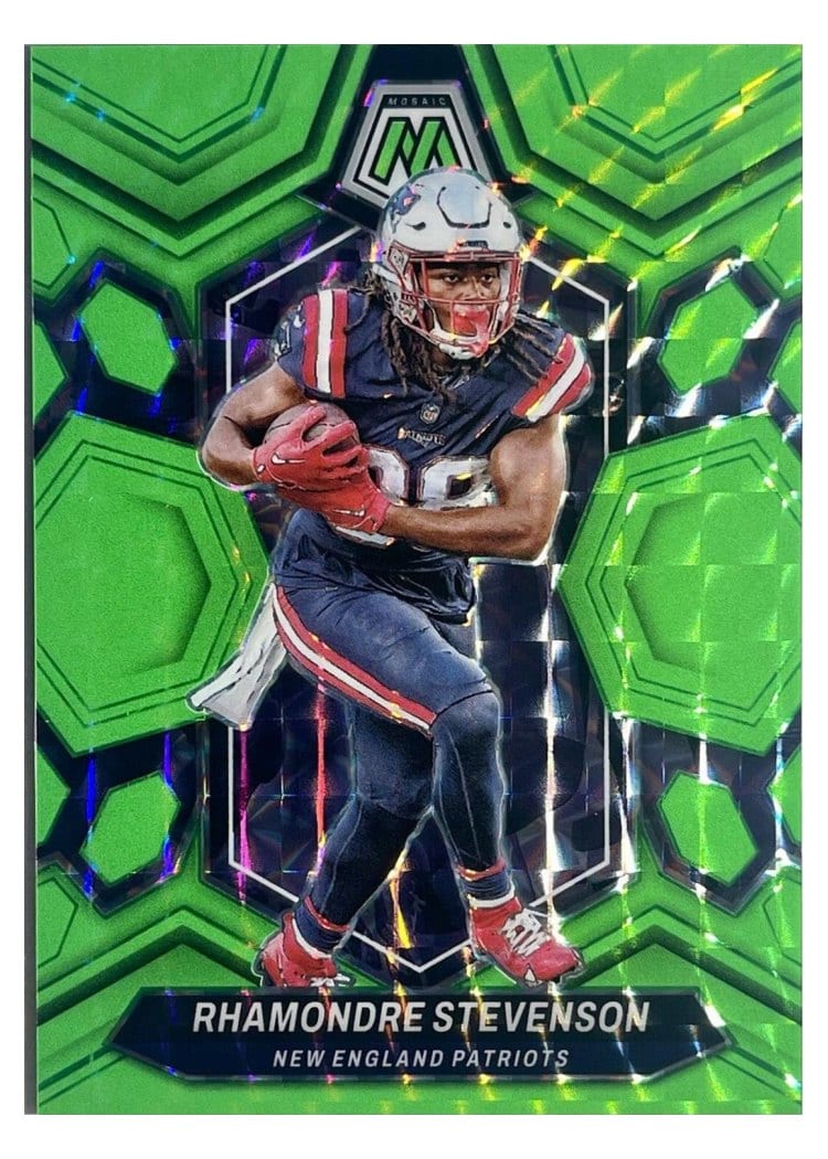 2024 Panini Mosaic Base Set Rhamondre Stevenson #149 card