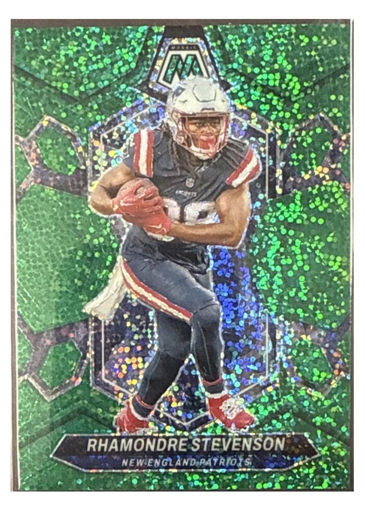 2024 Panini Mosaic Base Set Rhamondre Stevenson #149 card