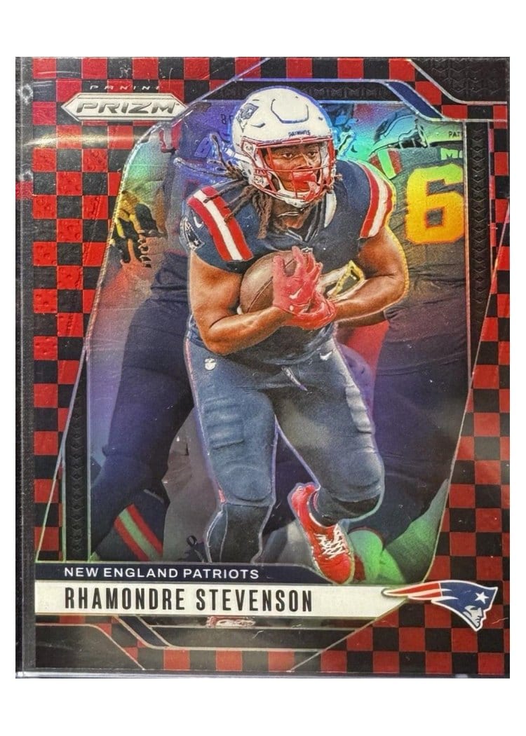 2024 Panini Prizm Base Set Rhamondre Stevenson #195 card