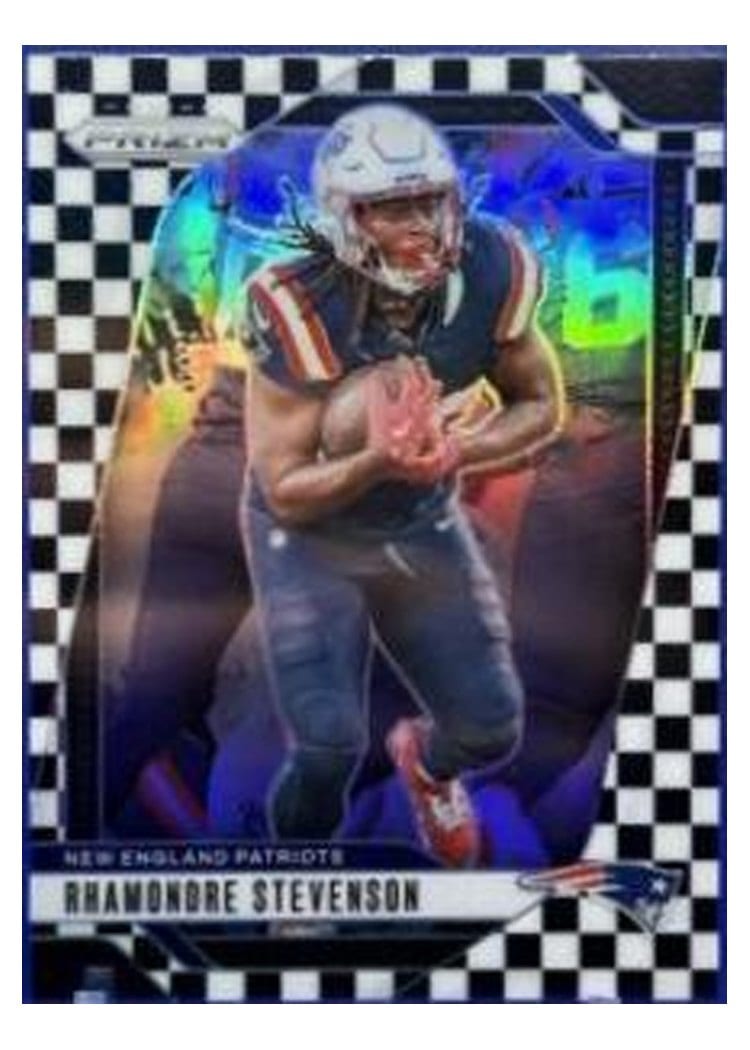 2024 Panini Prizm Base Set Rhamondre Stevenson #195 card