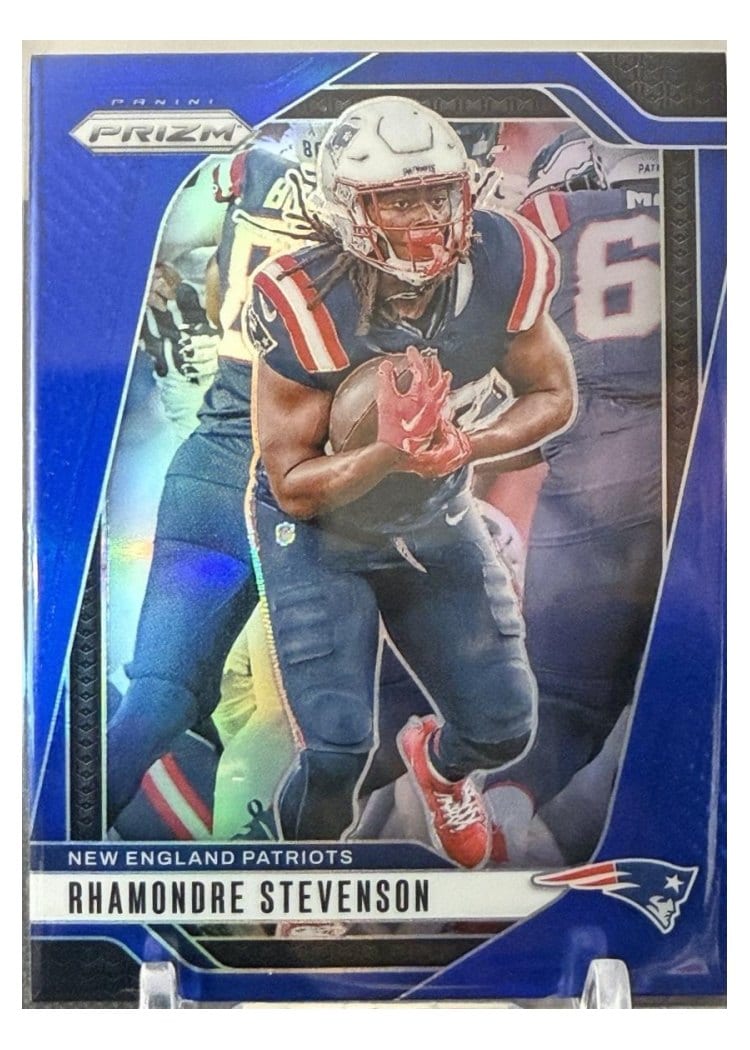 2024 Panini Prizm Base Set Rhamondre Stevenson #195 card