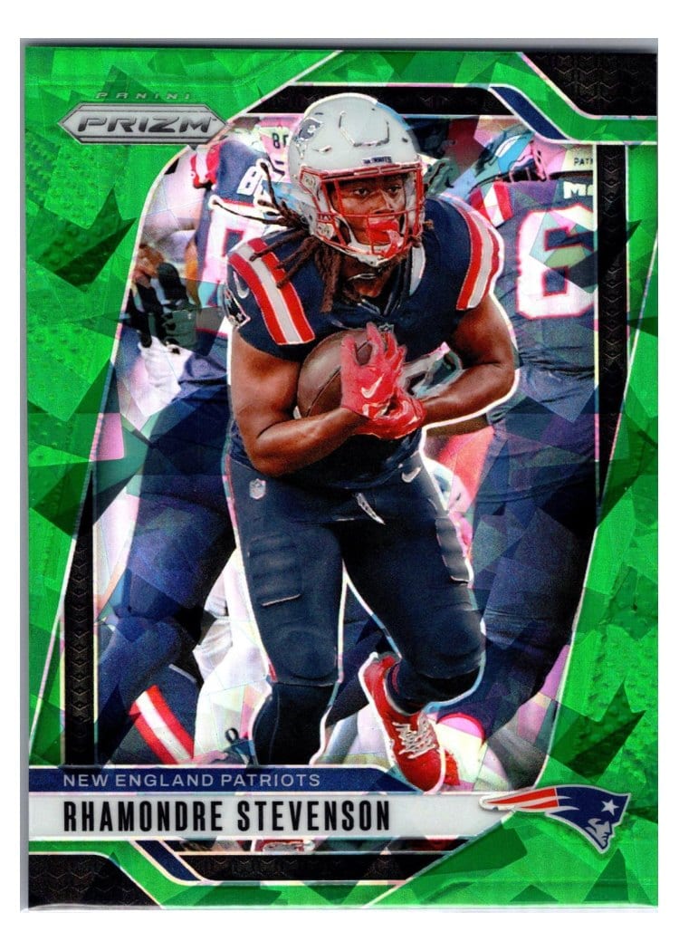 2024 Panini Prizm Base Set Rhamondre Stevenson #195 card
