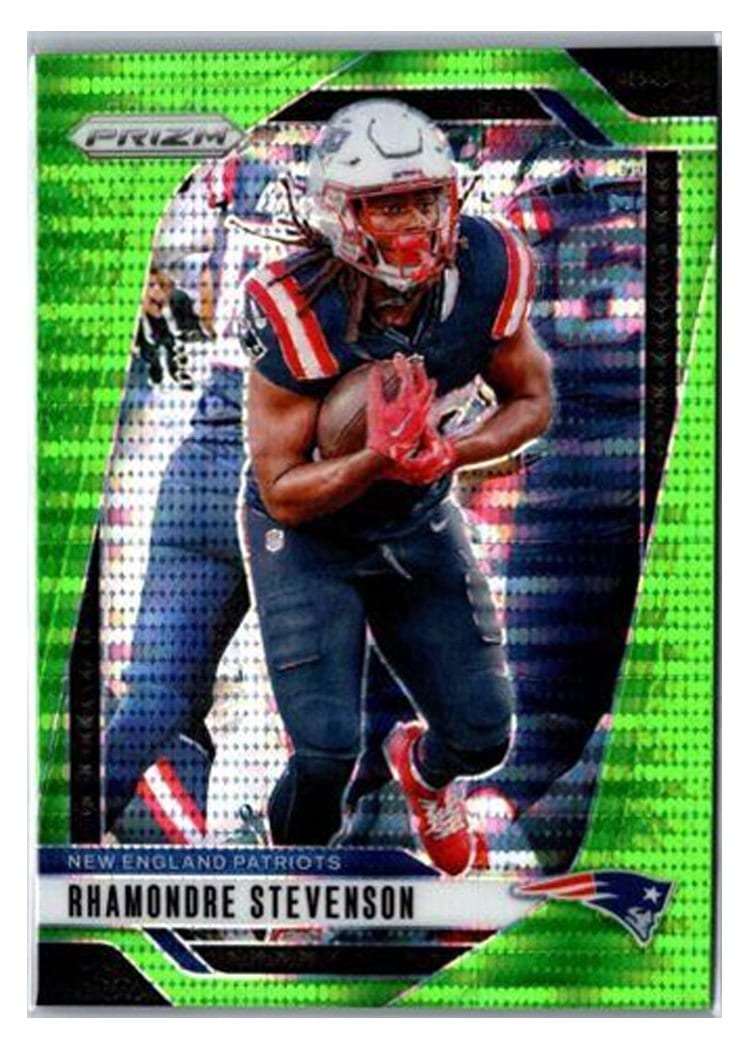 2024 Panini Prizm Base Set Rhamondre Stevenson #195 card