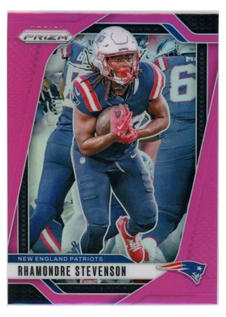 2024 Panini Prizm Base Set Rhamondre Stevenson #195 card