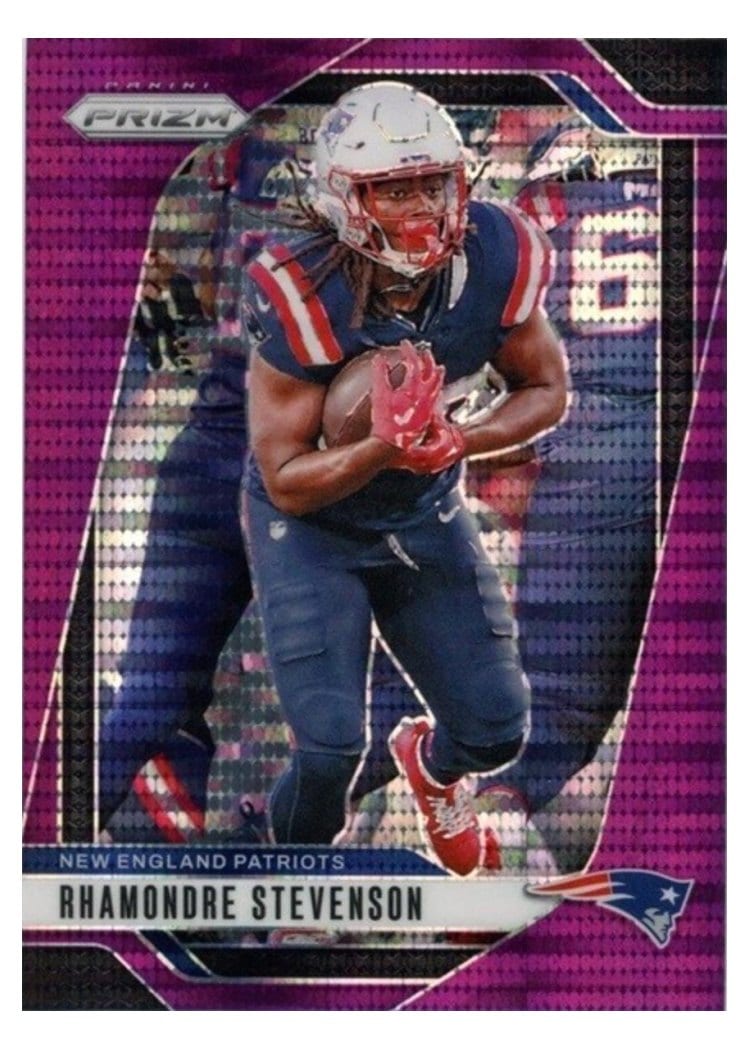 2024 Panini Prizm Base Set Rhamondre Stevenson #195 card