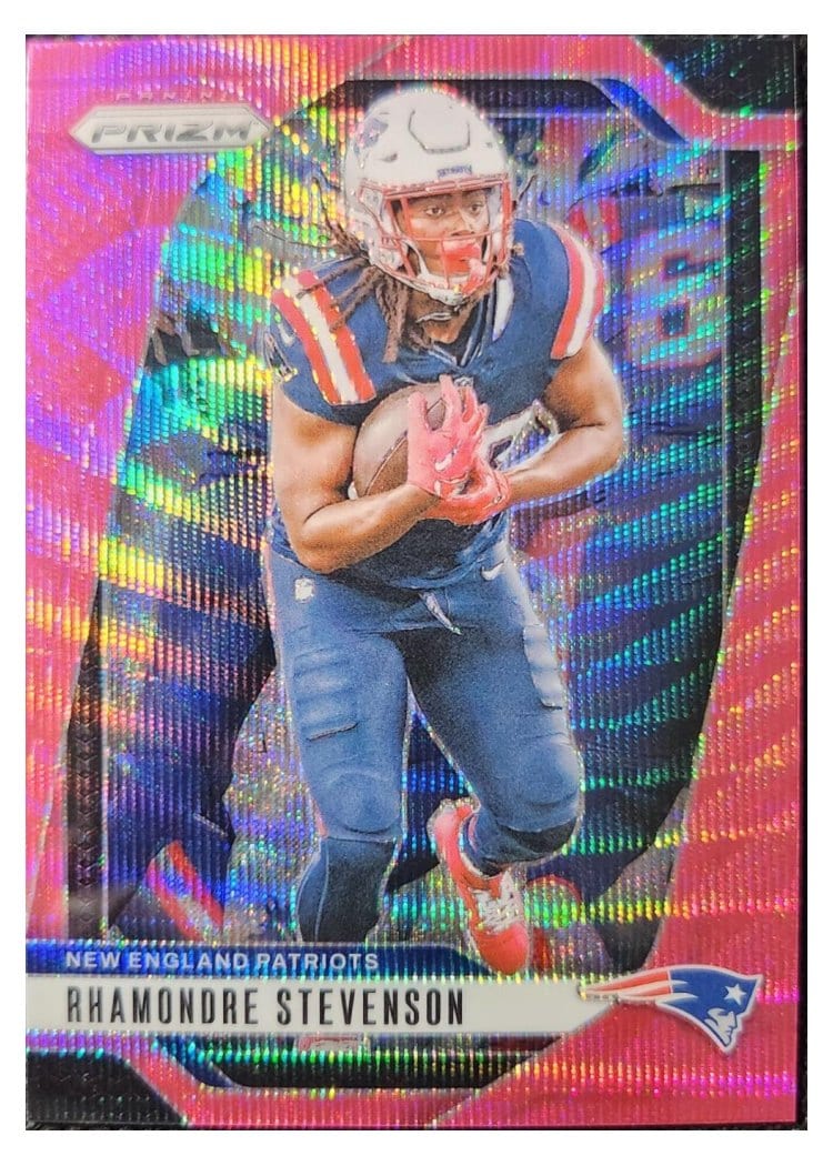 2024 Panini Prizm Base Set Rhamondre Stevenson #195 card