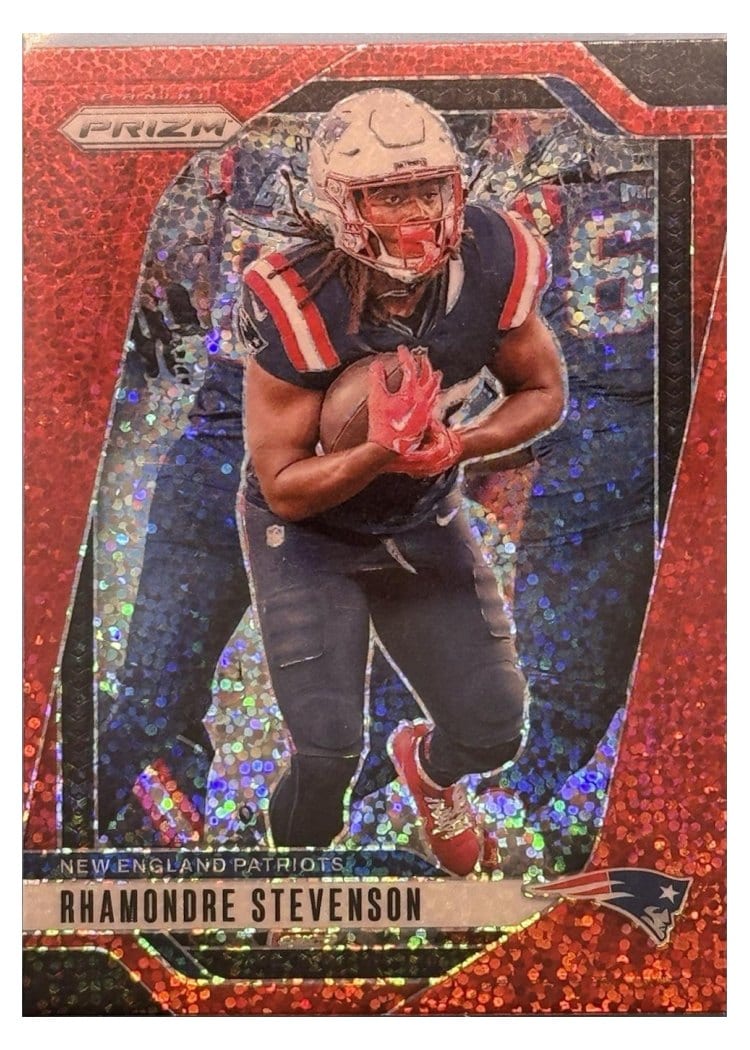 2024 Panini Prizm Base Set Rhamondre Stevenson #195 card