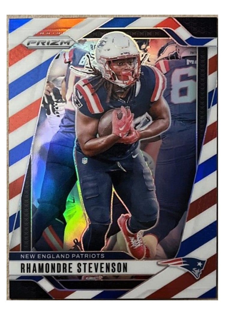 2024 Panini Prizm Base Set Rhamondre Stevenson #195 card