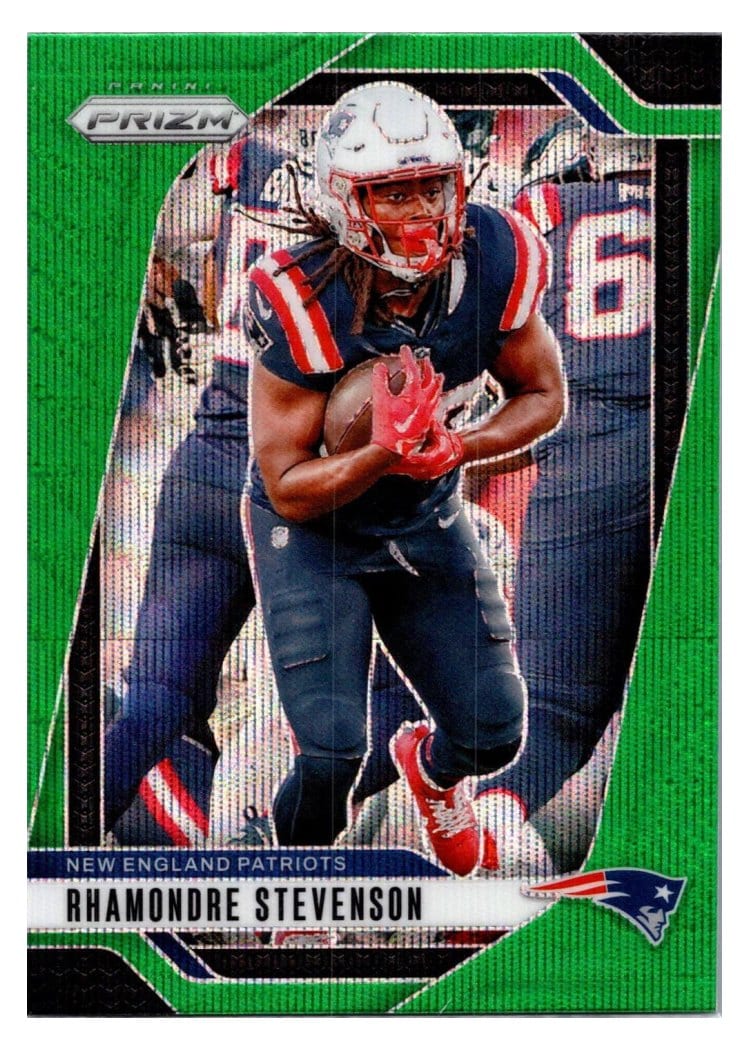 2024 Panini Prizm Base Set Rhamondre Stevenson #195 card