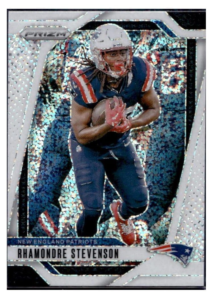 2024 Panini Prizm Base Set Rhamondre Stevenson #195 card