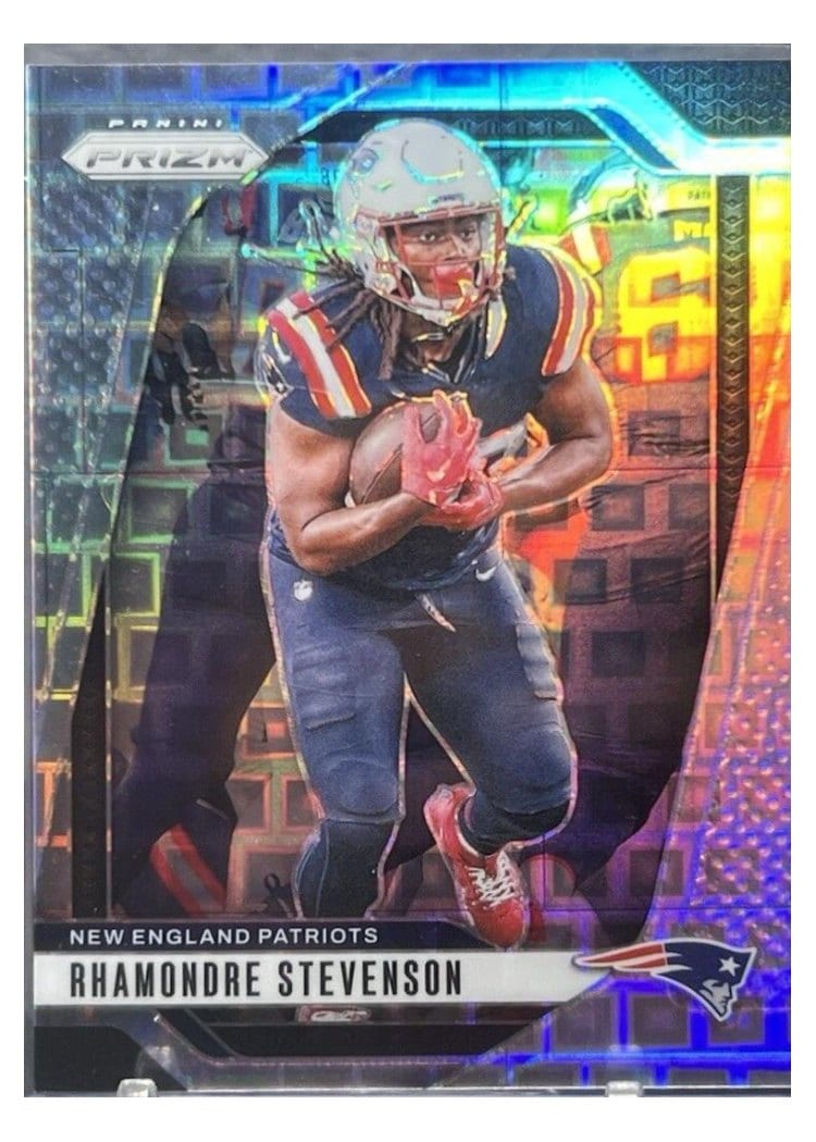 2024 Panini Prizm Base Set Rhamondre Stevenson #195 card
