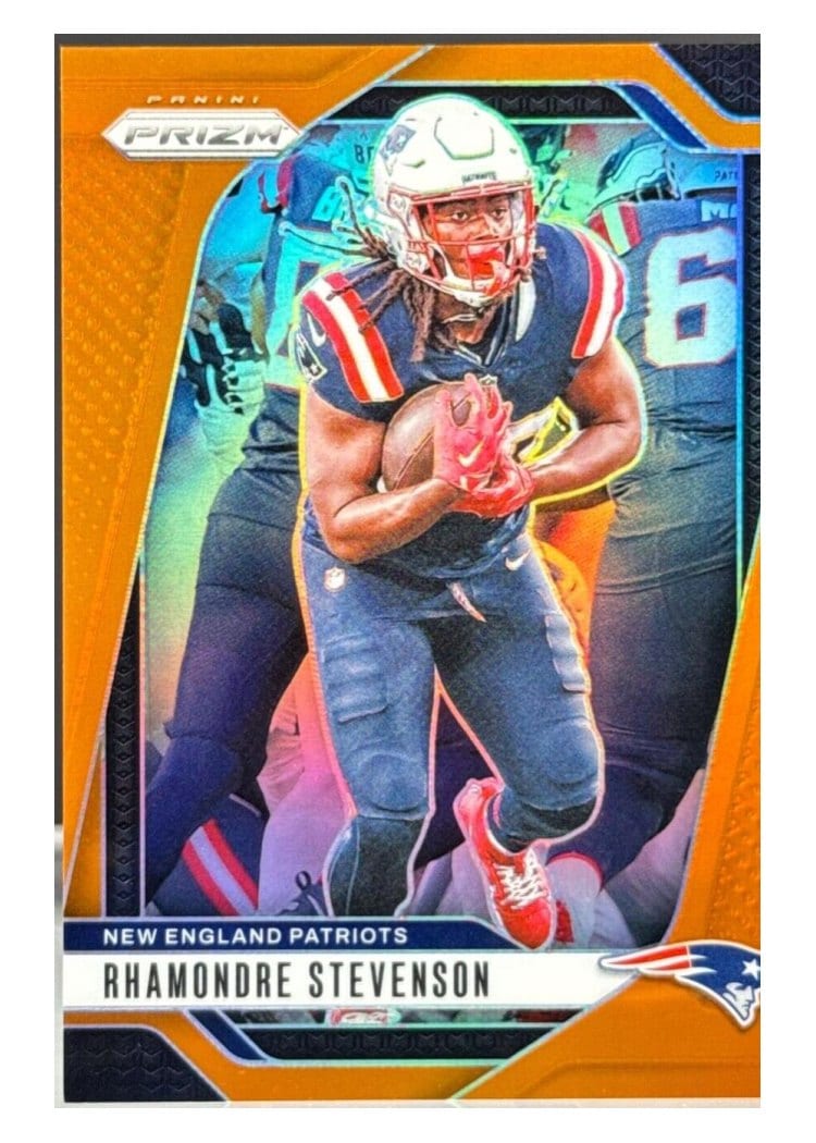 2024 Panini Prizm Base Set Rhamondre Stevenson #195 card