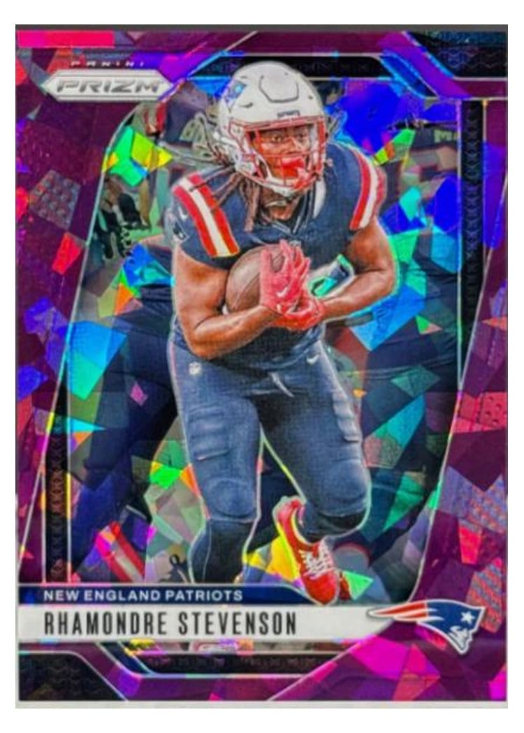 2024 Panini Prizm Base Set Rhamondre Stevenson #195 card