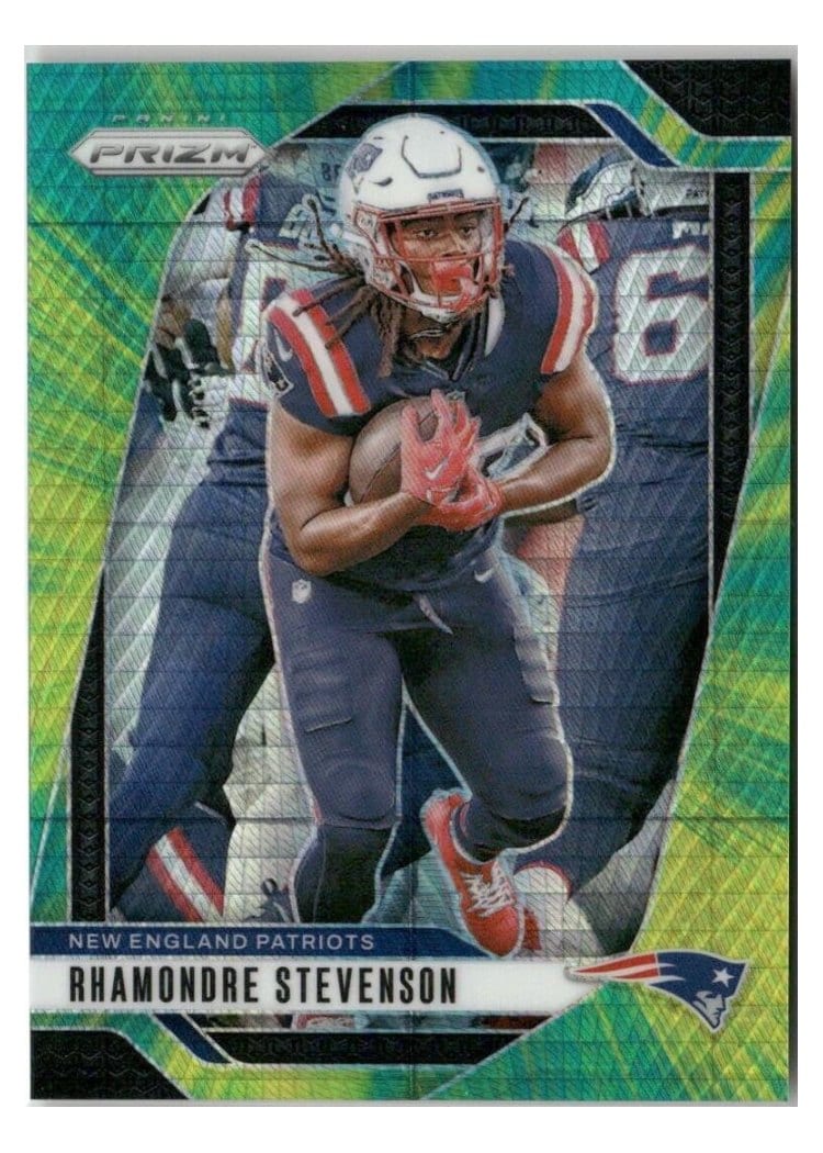 2024 Panini Prizm Base Set Rhamondre Stevenson #195 card