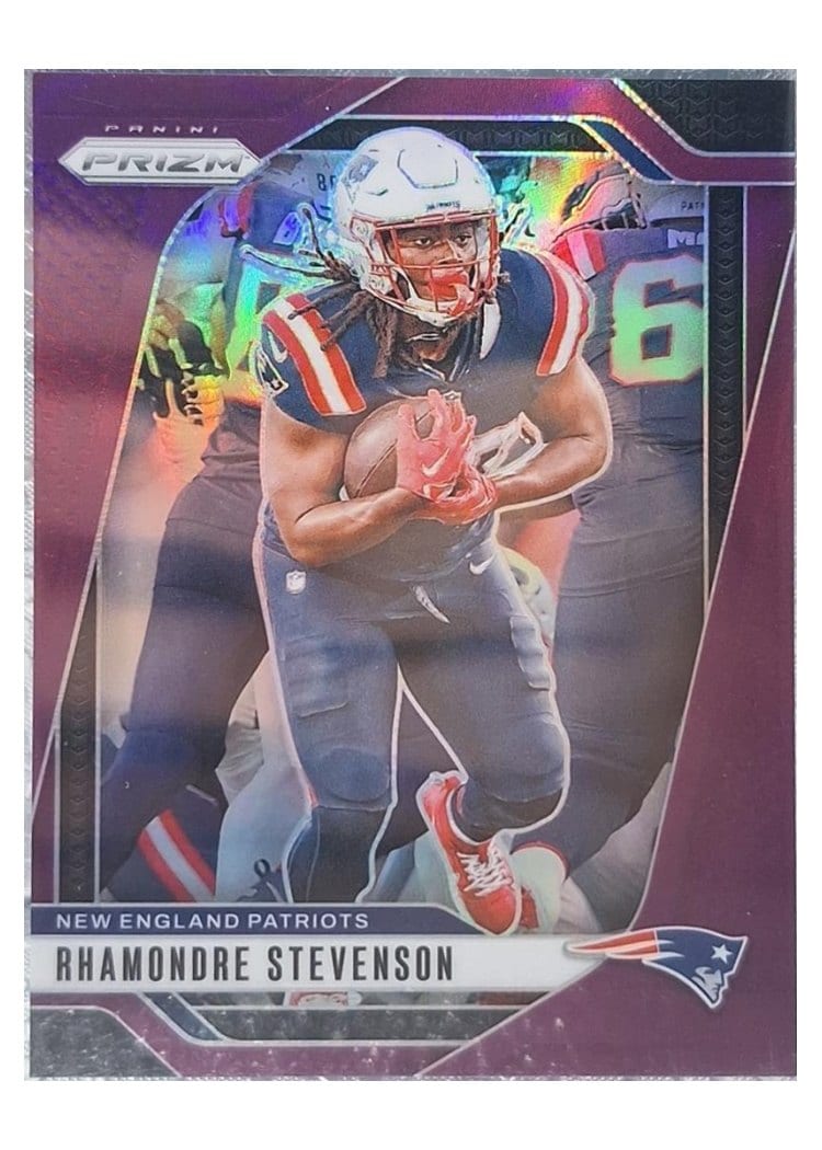 2024 Panini Prizm Base Set Rhamondre Stevenson #195 card