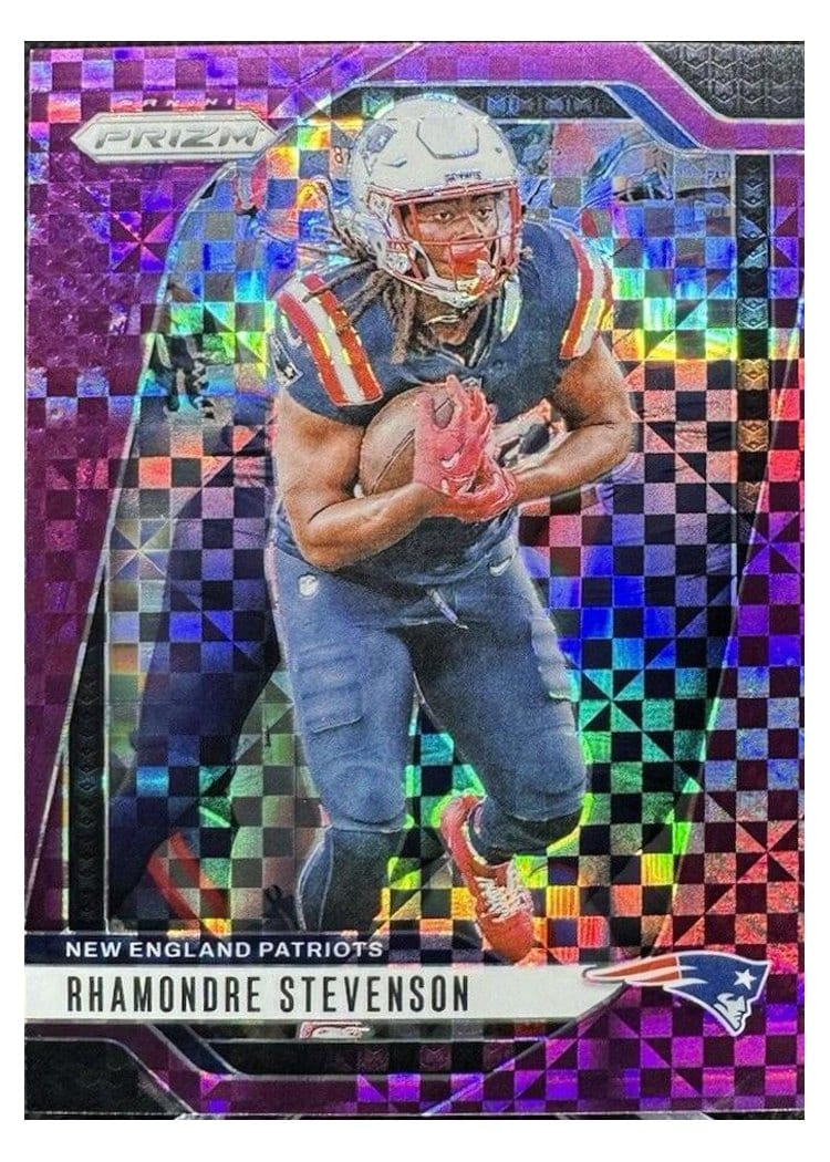 2024 Panini Prizm Base Set Rhamondre Stevenson #195 card