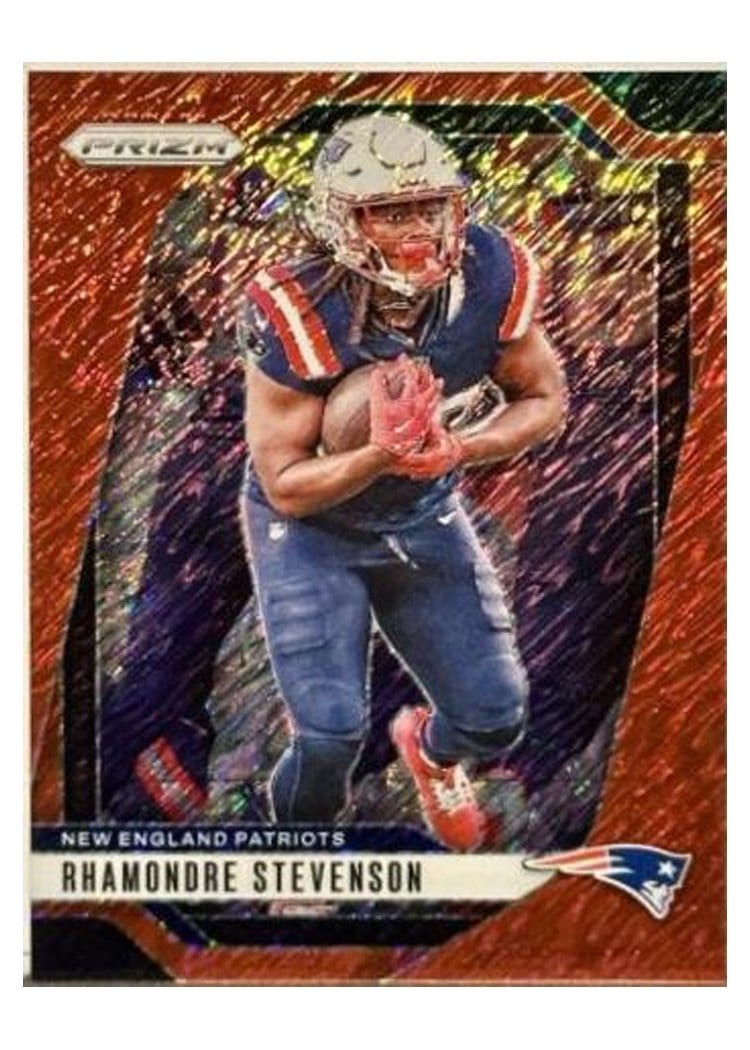 2024 Panini Prizm Base Set Rhamondre Stevenson #195 card