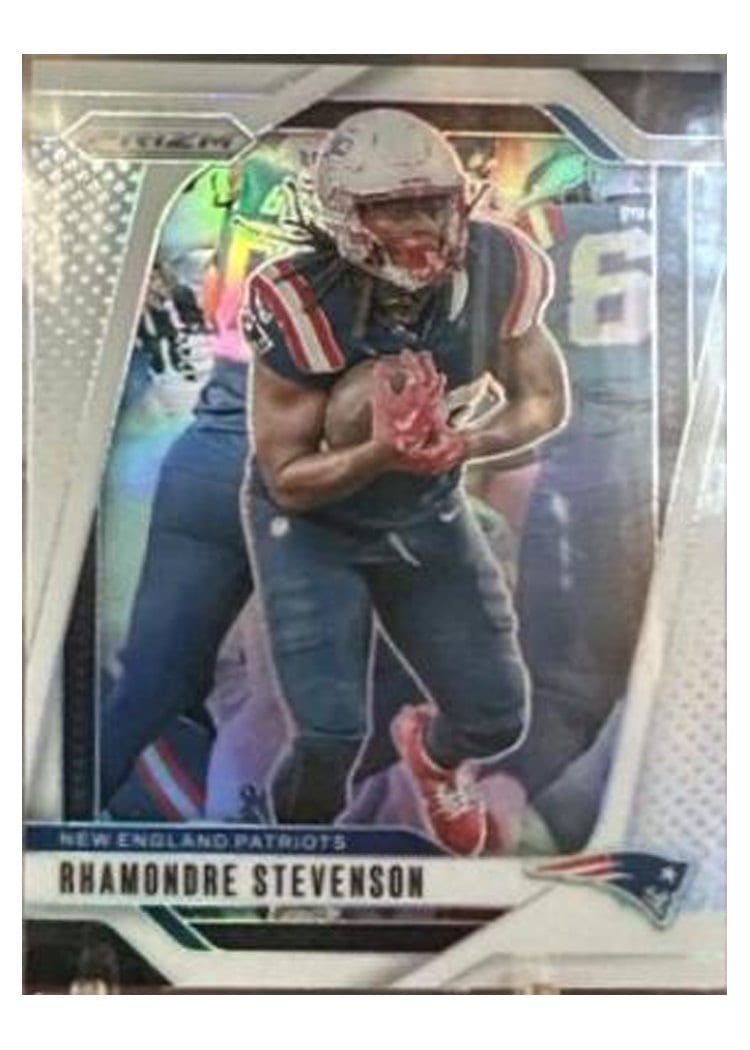 2024 Panini Prizm Base Set Rhamondre Stevenson #195 card