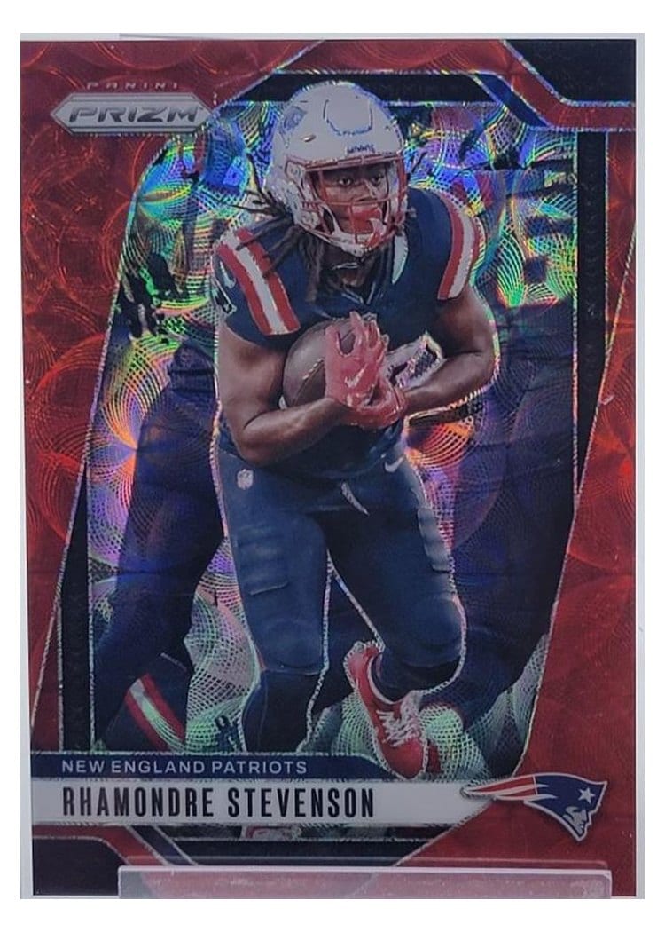 2024 Panini Prizm Base Set Rhamondre Stevenson #195 card