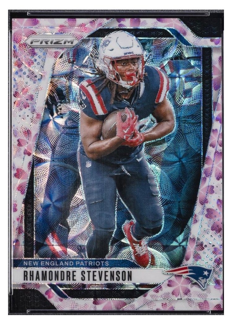 2024 Panini Prizm Base Set Rhamondre Stevenson #195 card