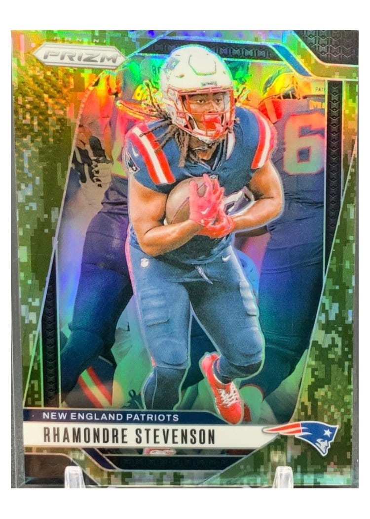 2024 Panini Prizm Base Set Rhamondre Stevenson #195 card