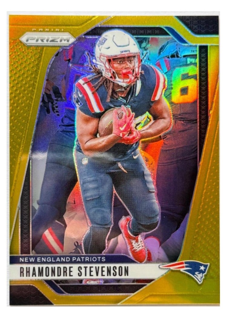 2024 Panini Prizm Base Set Rhamondre Stevenson #195 card