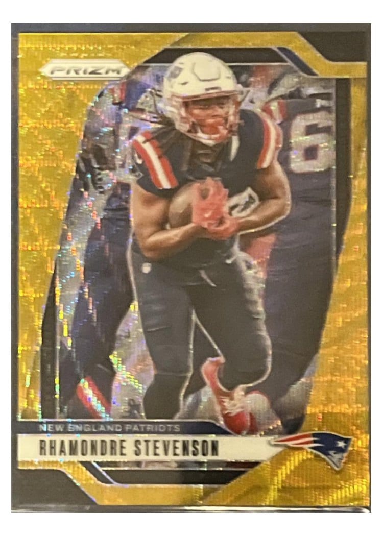 2024 Panini Prizm Base Set Rhamondre Stevenson #195 card