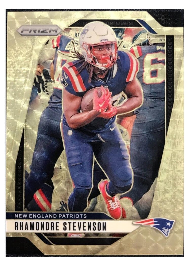 2024 Panini Prizm Base Set Rhamondre Stevenson #195 card