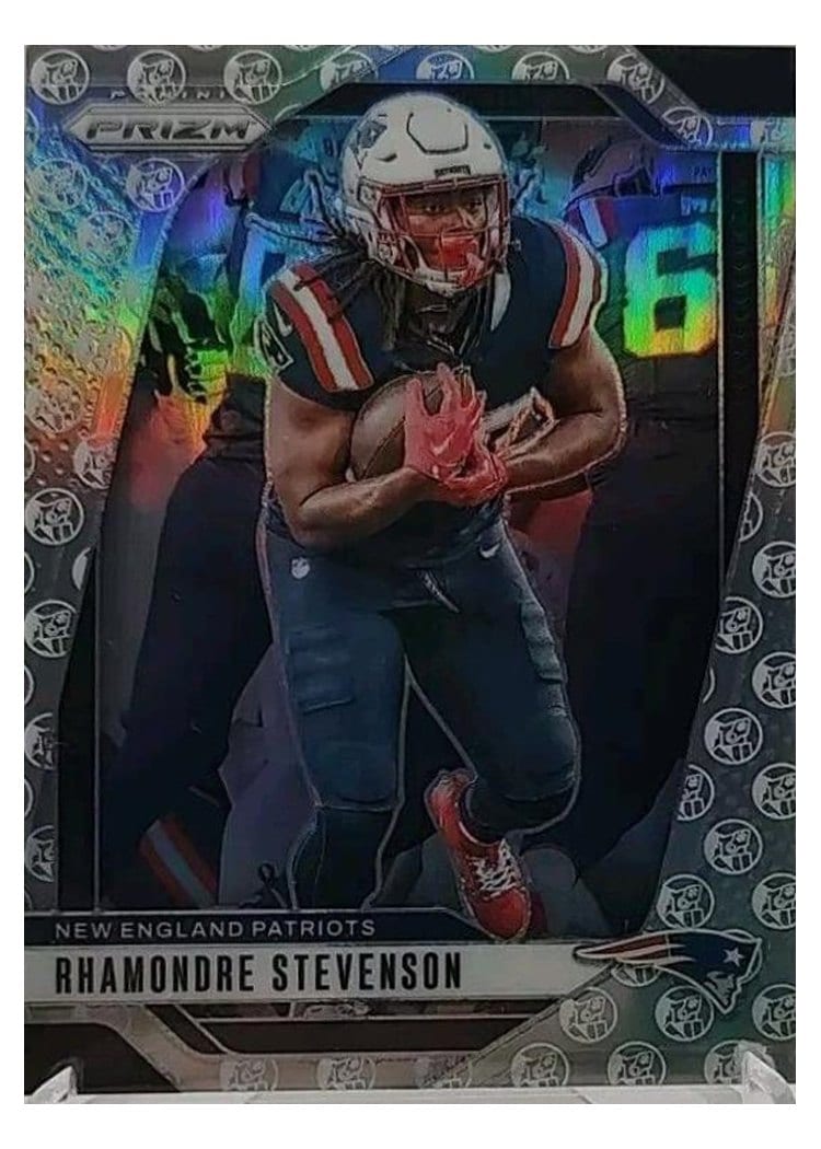 2024 Panini Prizm Base Set Rhamondre Stevenson #195 card