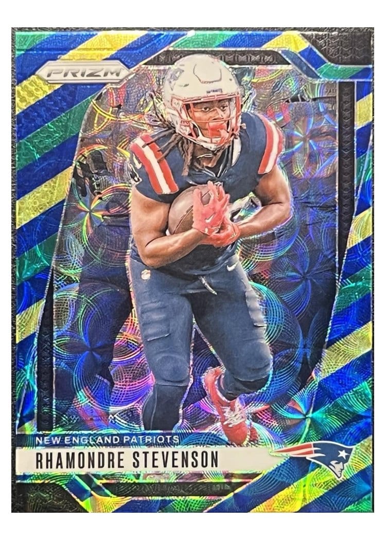 2024 Panini Prizm Base Set Rhamondre Stevenson #195 card